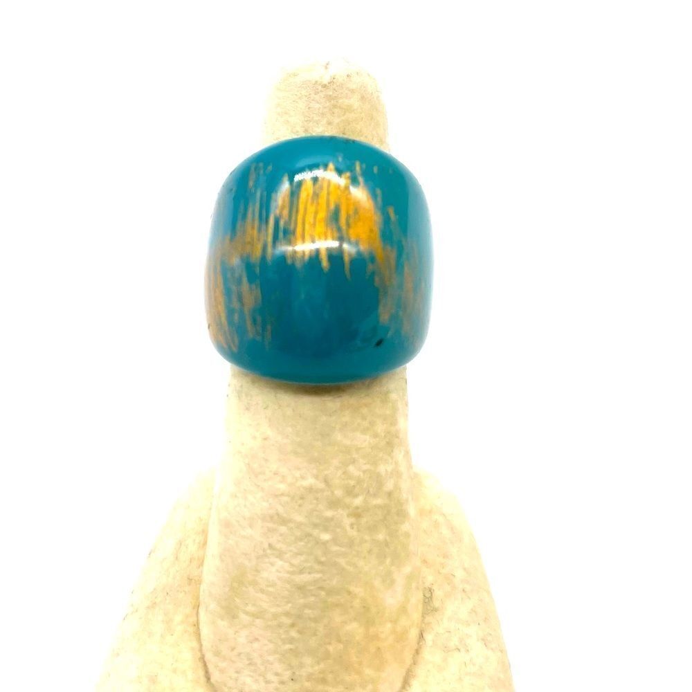 Acrylic Turquoise Ring